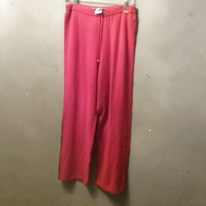 Red St. John Cashmere Pants